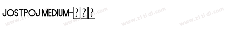 JostPOJ Medium字体转换 JostPOJ Medium字体转换